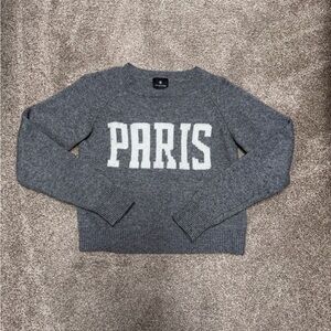 Gray Paris Sweater